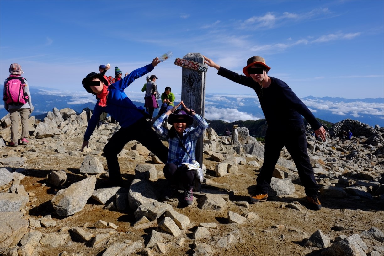 紅葉登山 木曽駒ケ岳 空木岳 アスレチック登山 静かな山の頂へ
