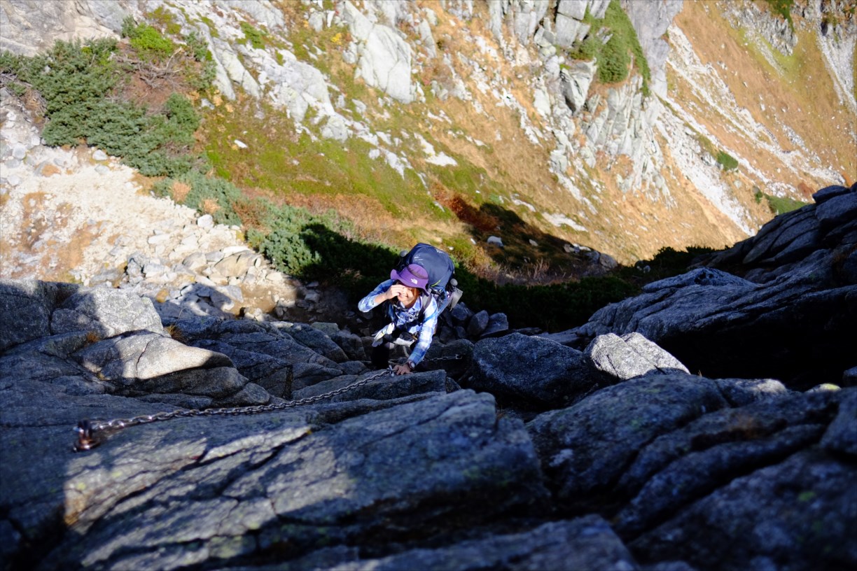 紅葉登山 木曽駒ケ岳 空木岳 アスレチック登山 静かな山の頂へ
