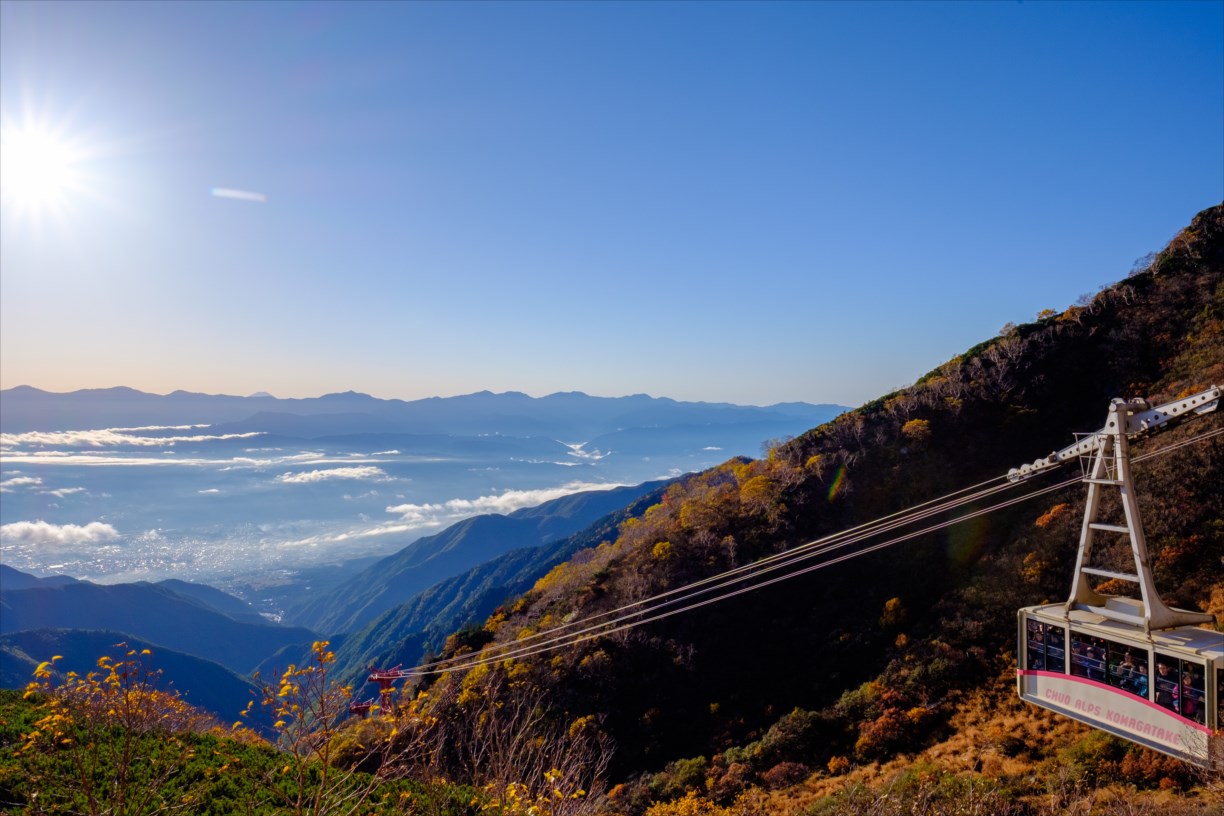 紅葉登山 木曽駒ケ岳 空木岳 アスレチック登山 静かな山の頂へ