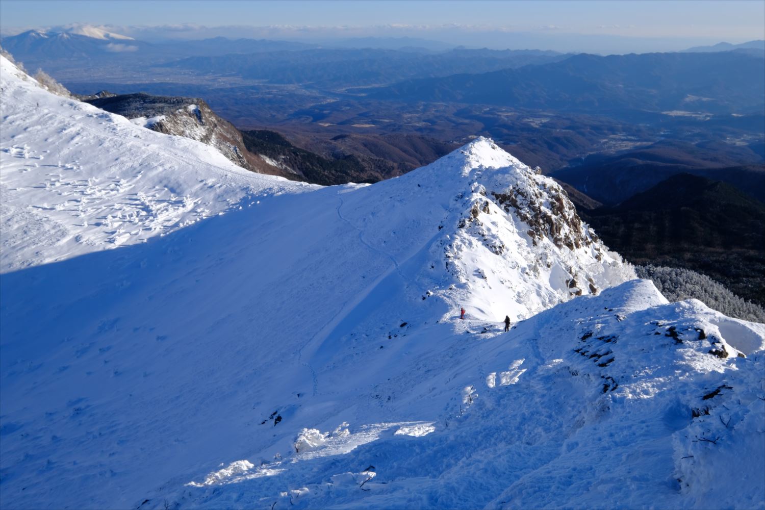 【厳冬期・雪山登山】硫黄岳・天狗岳 (69)