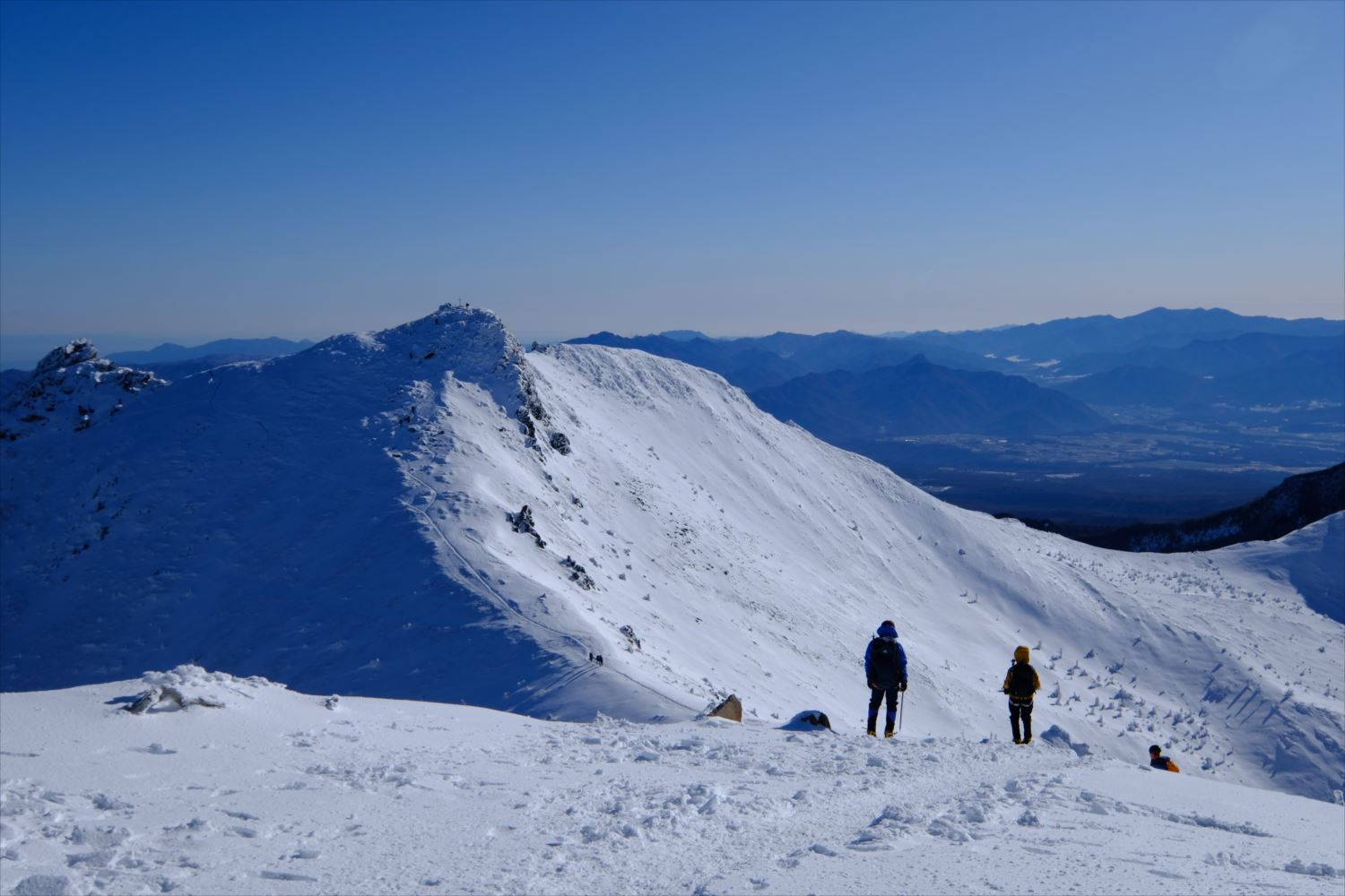 【厳冬期・雪山登山】硫黄岳・天狗岳 (81)