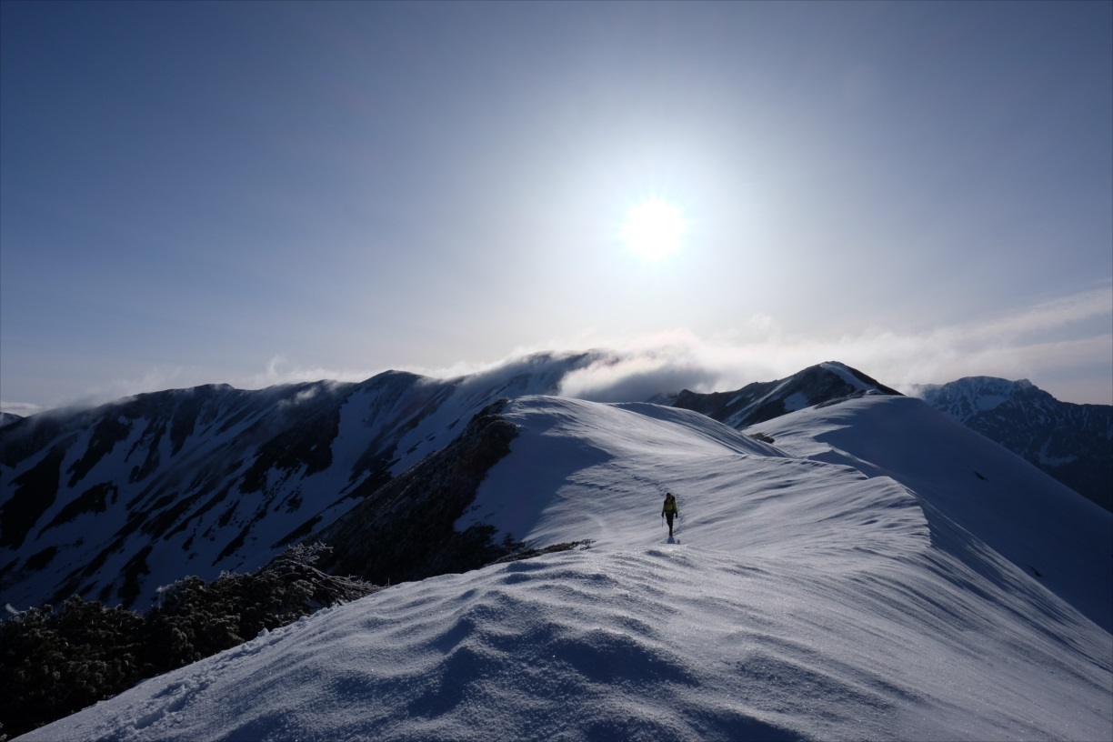 【残雪期・雪山登山】笠ヶ岳 (36)