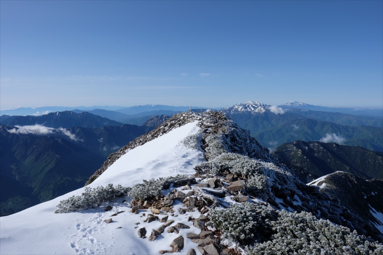 【残雪期・雪山登山】笠ヶ岳 (43)
