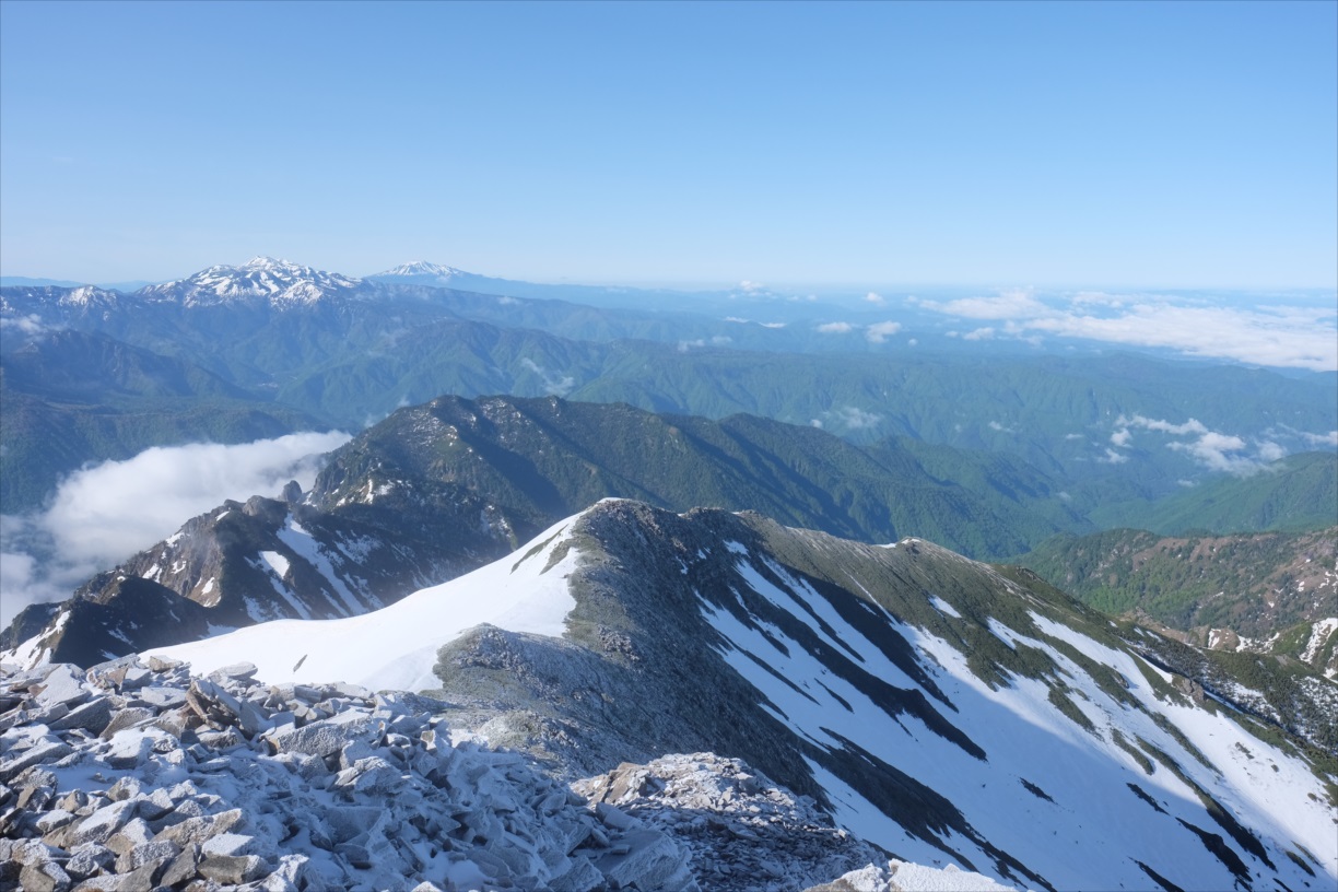 【残雪期・雪山登山】笠ヶ岳 (49)