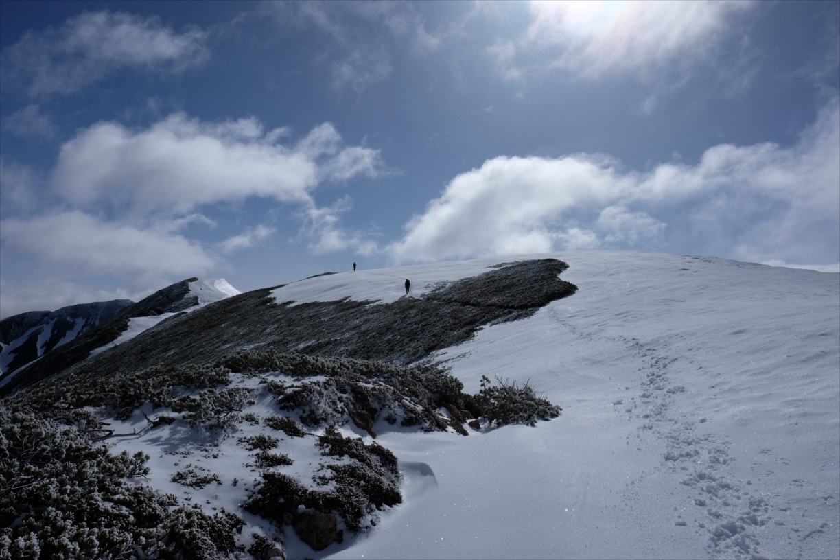 【残雪期・雪山登山】笠ヶ岳 (55)