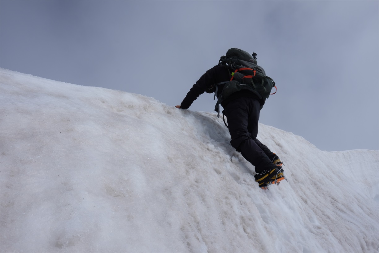 【残雪期・雪山登山】笠ヶ岳 (57)