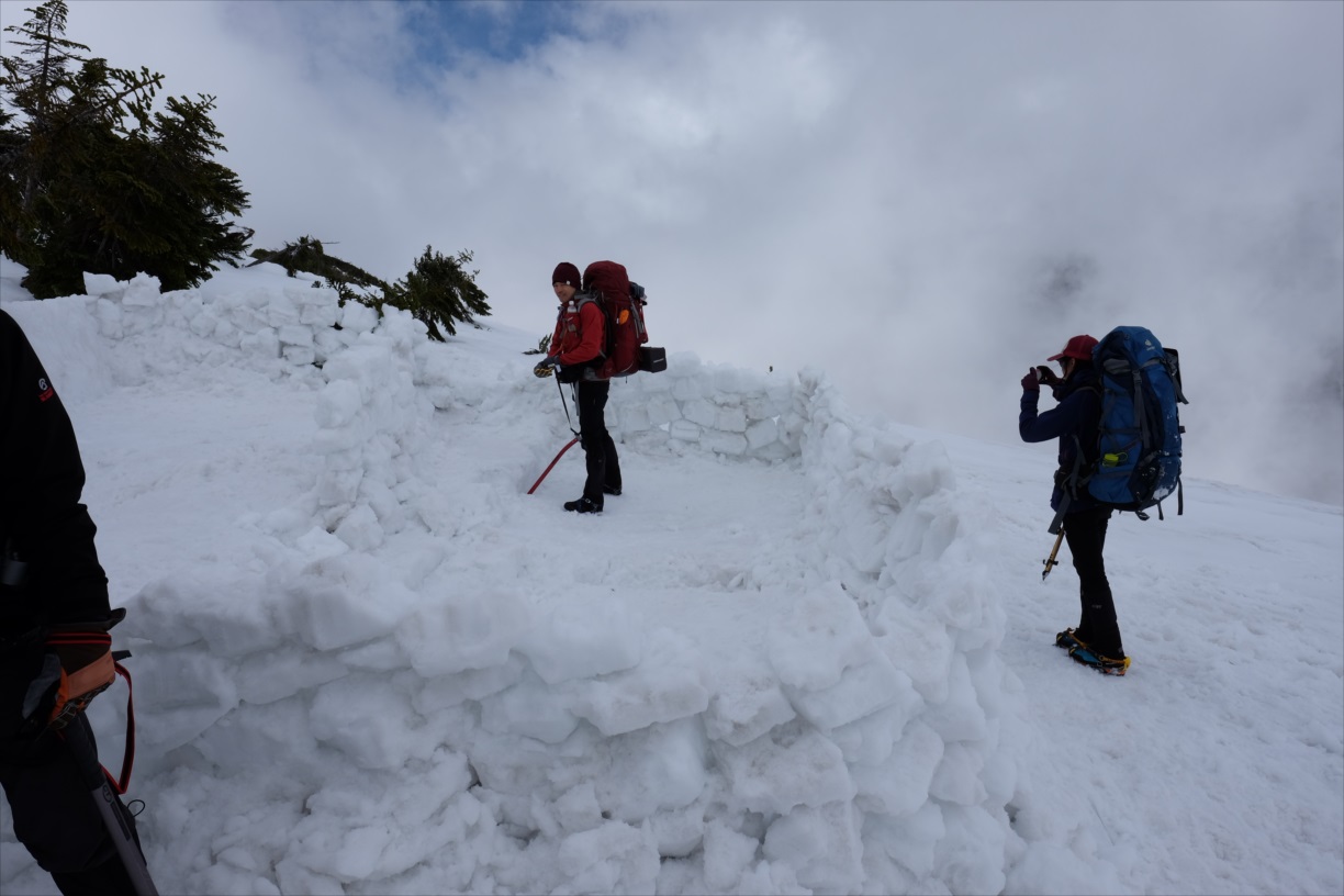 【残雪期・雪山登山】笠ヶ岳 (62)